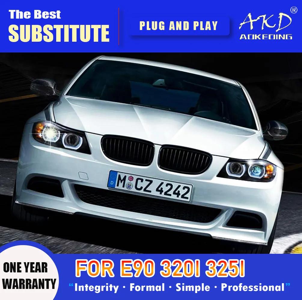 AKD  , BMW E90  LED Ʈ, 2005-2012 Ʈ, 320i 325i DRL  õ,      
